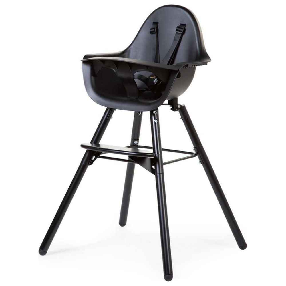 CHILDHOME Evolu 2 Chair with Bumper Black