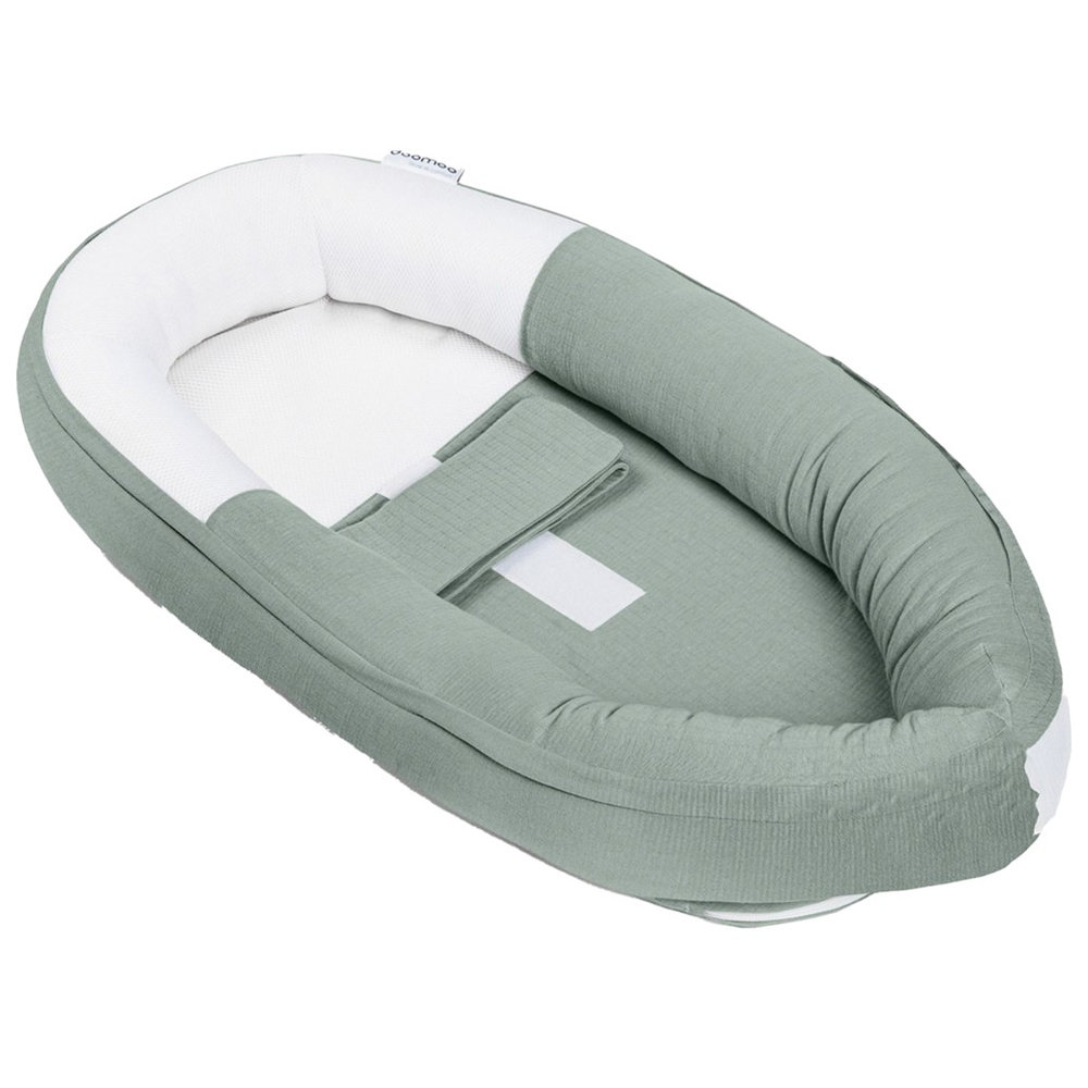 Doomoo Cocoon Baby Nest - Jersey Green