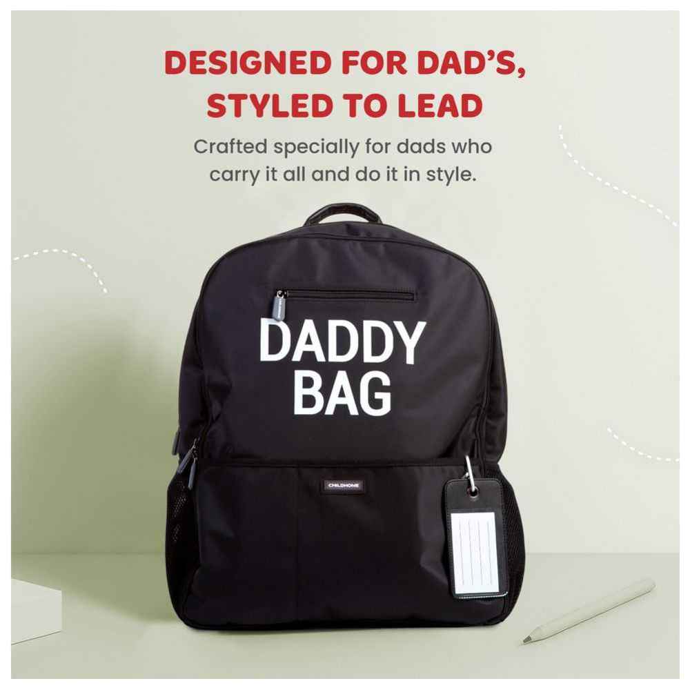 Childhome - Daddy Diaper Backpack - Black