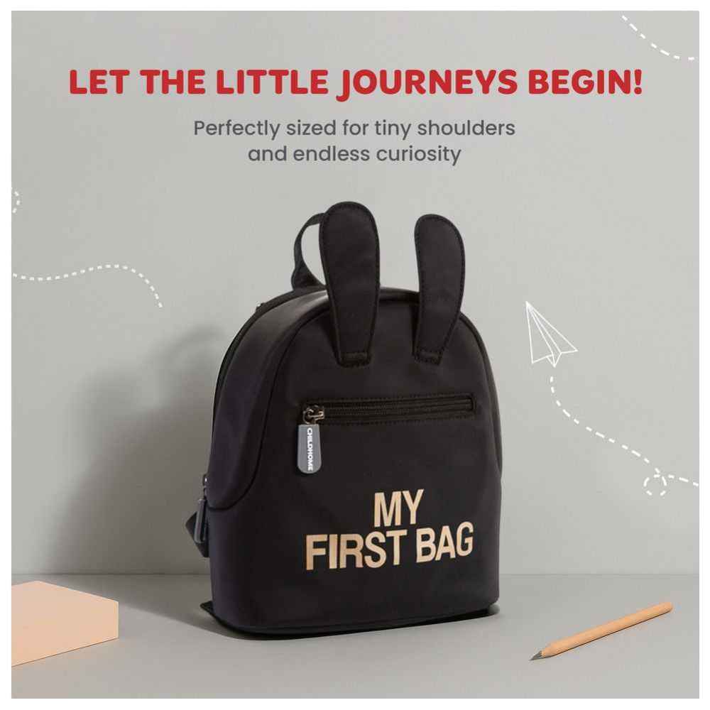 Childhome - Kids My First Bag - Black - 4.7-Inch/12cm