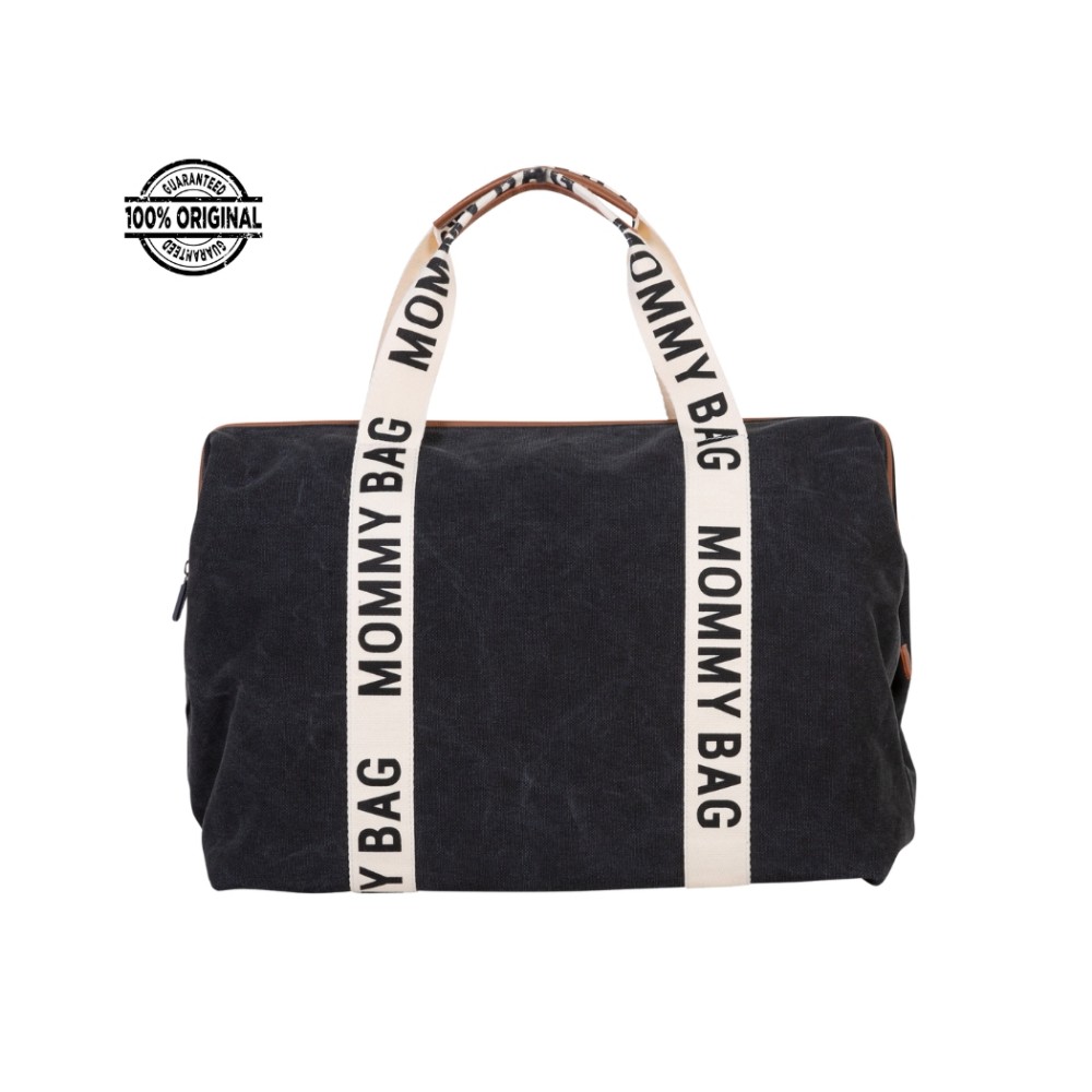 Childhome - Mommy Bag Signature Canvas - Black