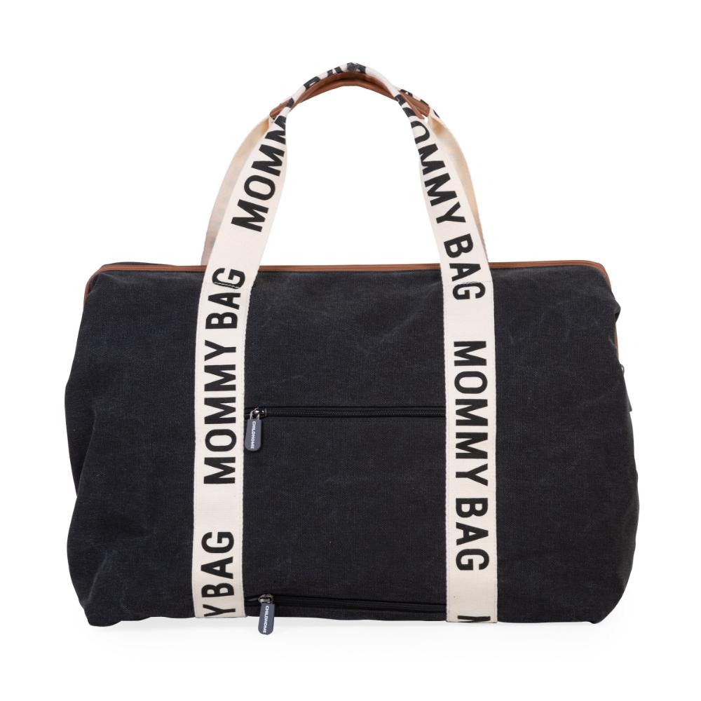 Childhome - Mommy Bag Signature Canvas - Black