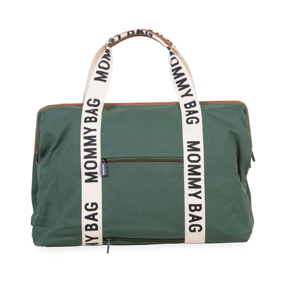 Childhome - Mommy Bag Signature Canvas - Green