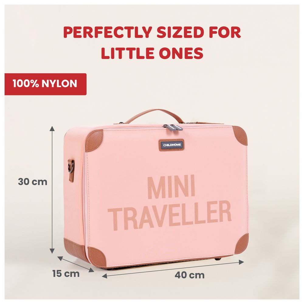 Childhome - Mini Traveller Kids Suitcase - Pink