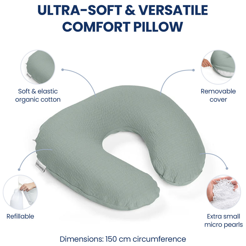 Doomoo - Softy Multi-Use Pillow - Jersey Green