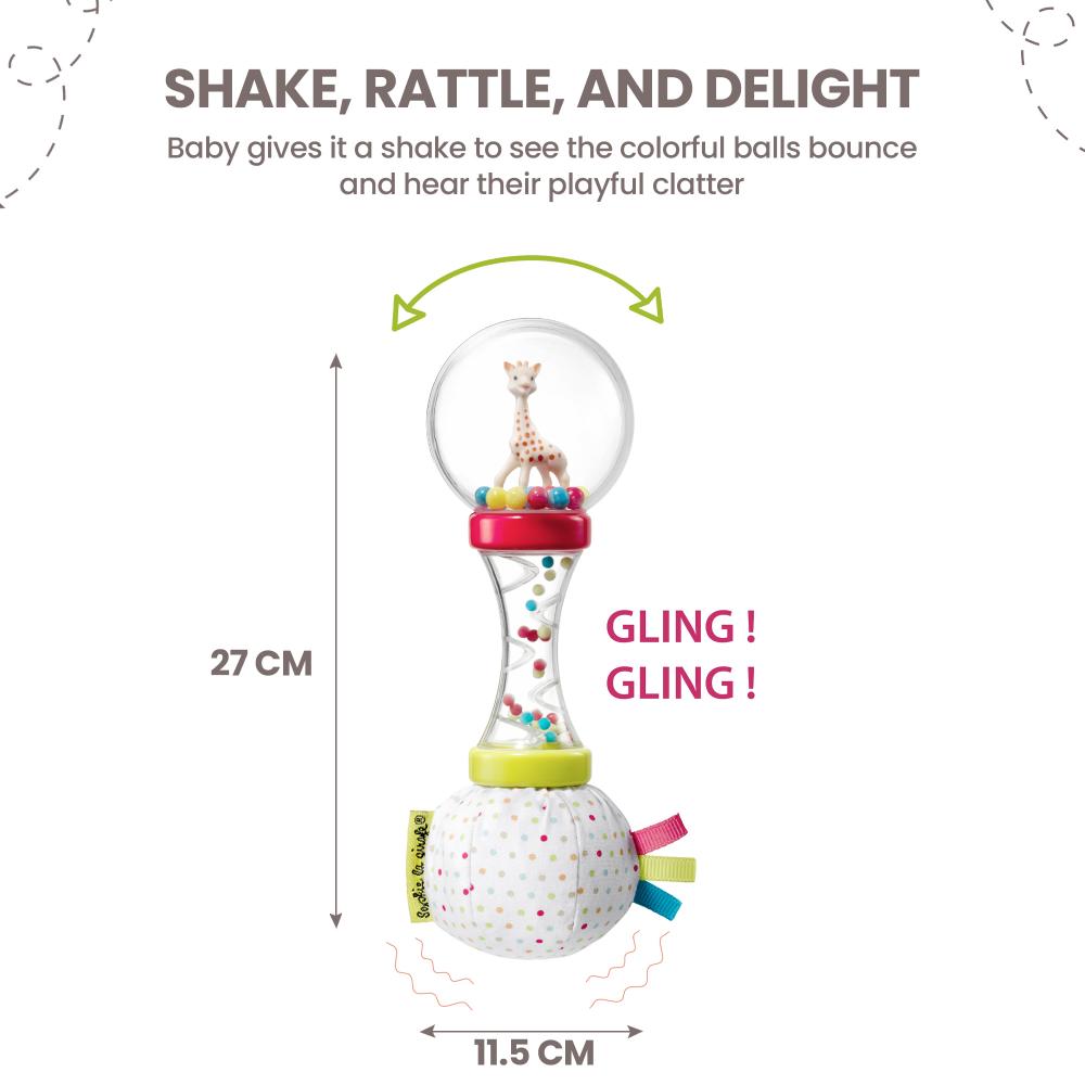 Sophie La Girafe - Soft Maracas Rattle Il Etait Une Fois - Multicolor
