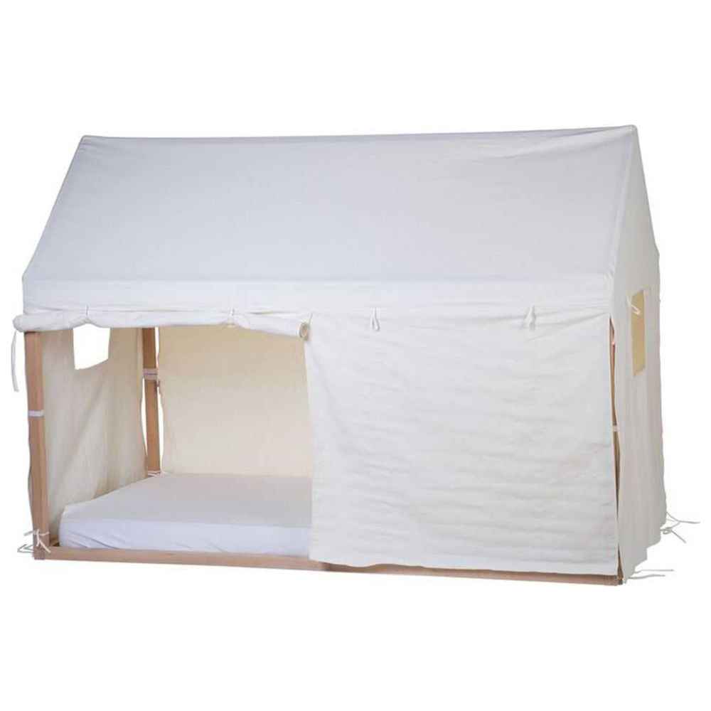 CHILDHOME Tipi Bed Frame House Cover - White