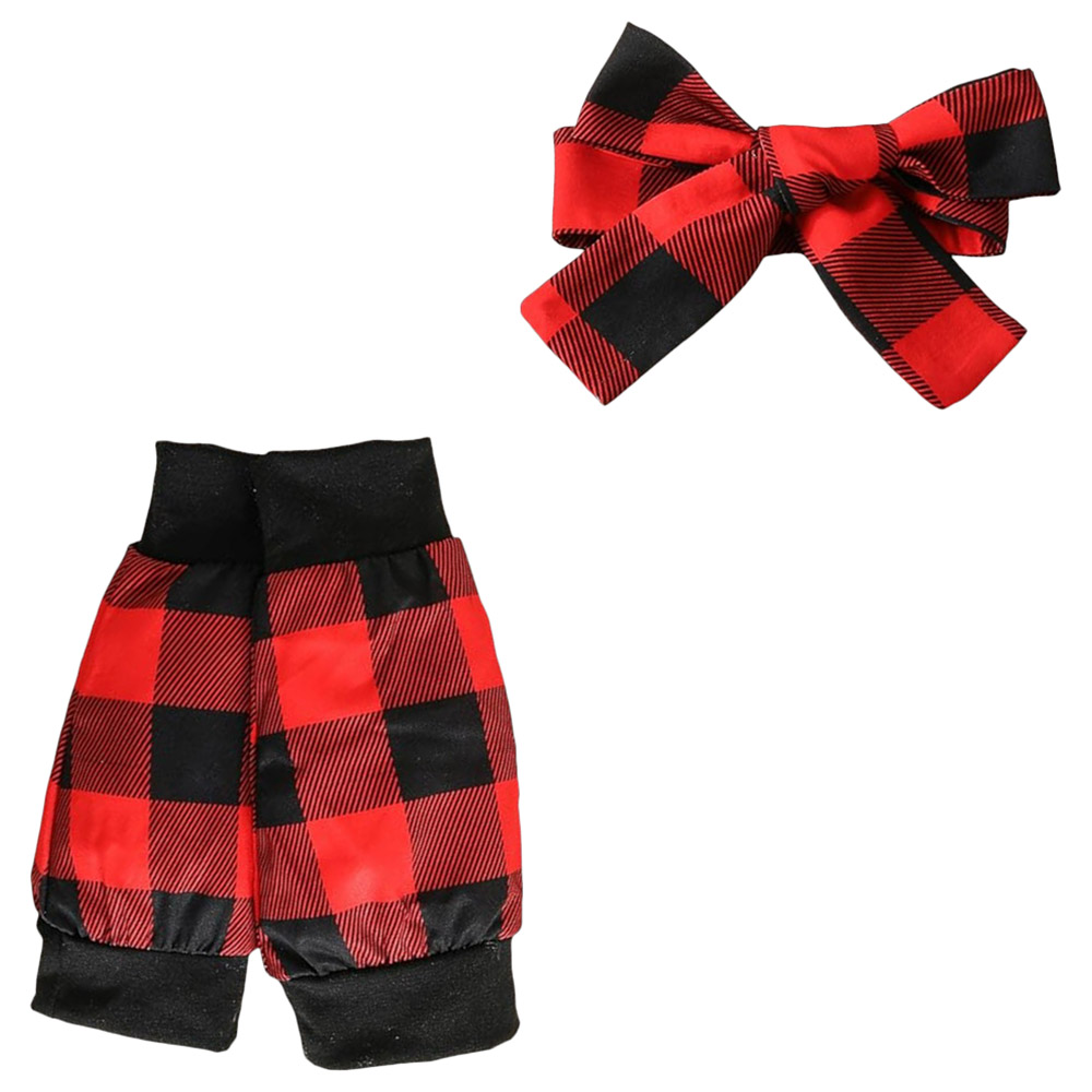 Highland My First Christmas Matching Set - Black - 4 Pcs