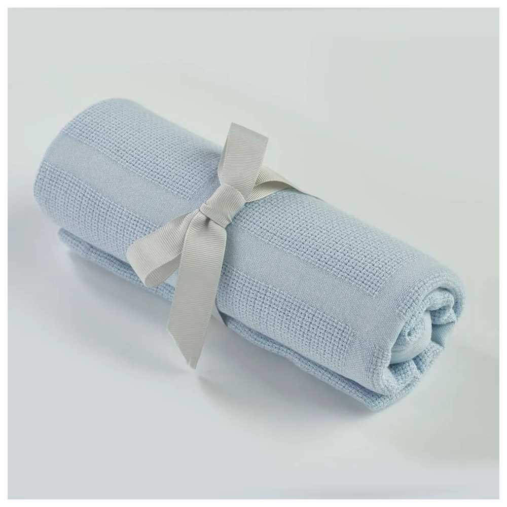 Kinder Valley Bamboo Cellular Blanket - Blue