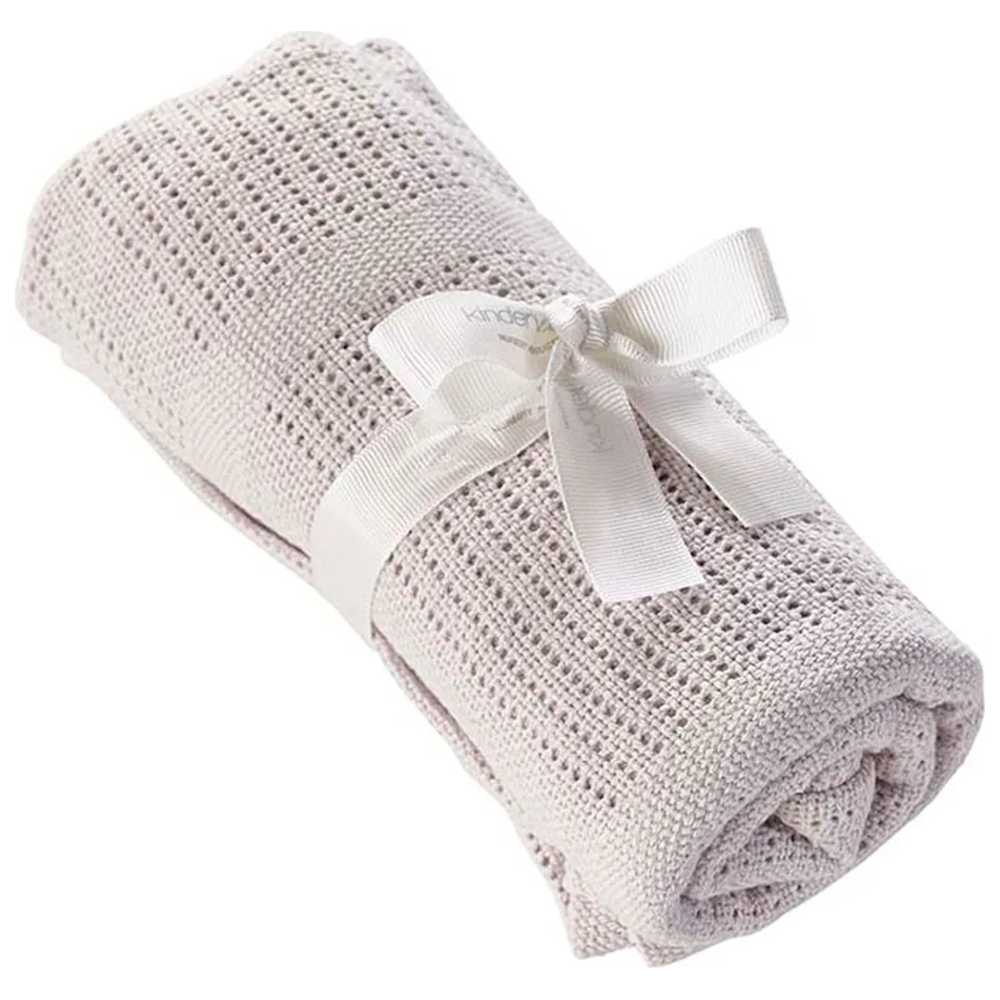Kinder Valley - Cotton Cellular Blanket - Grey