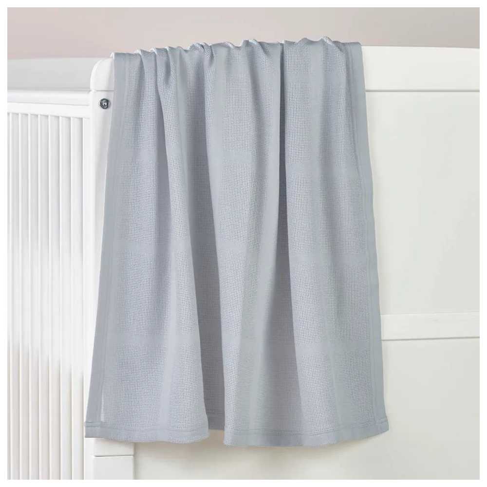 Kinder Valley - Cotton Cellular Blanket - Grey