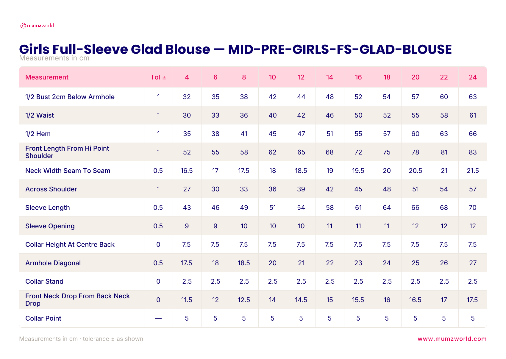 Girls FS Blouse - Checked - Grades 1-6 - GEMS Al Barsha National School