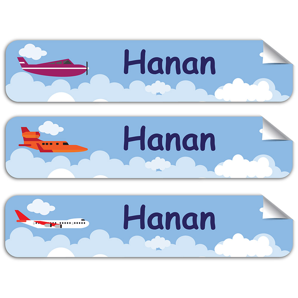 Mylabels - Personalized Labels - Airplane - Pack of 107