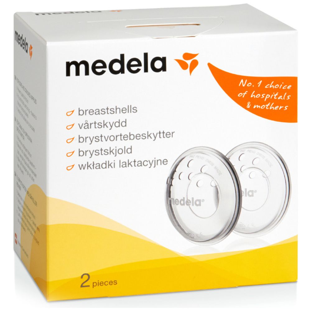 Medela - Breast Shells Help Draw-Out Flat/inverted Nipples - Pack of 2