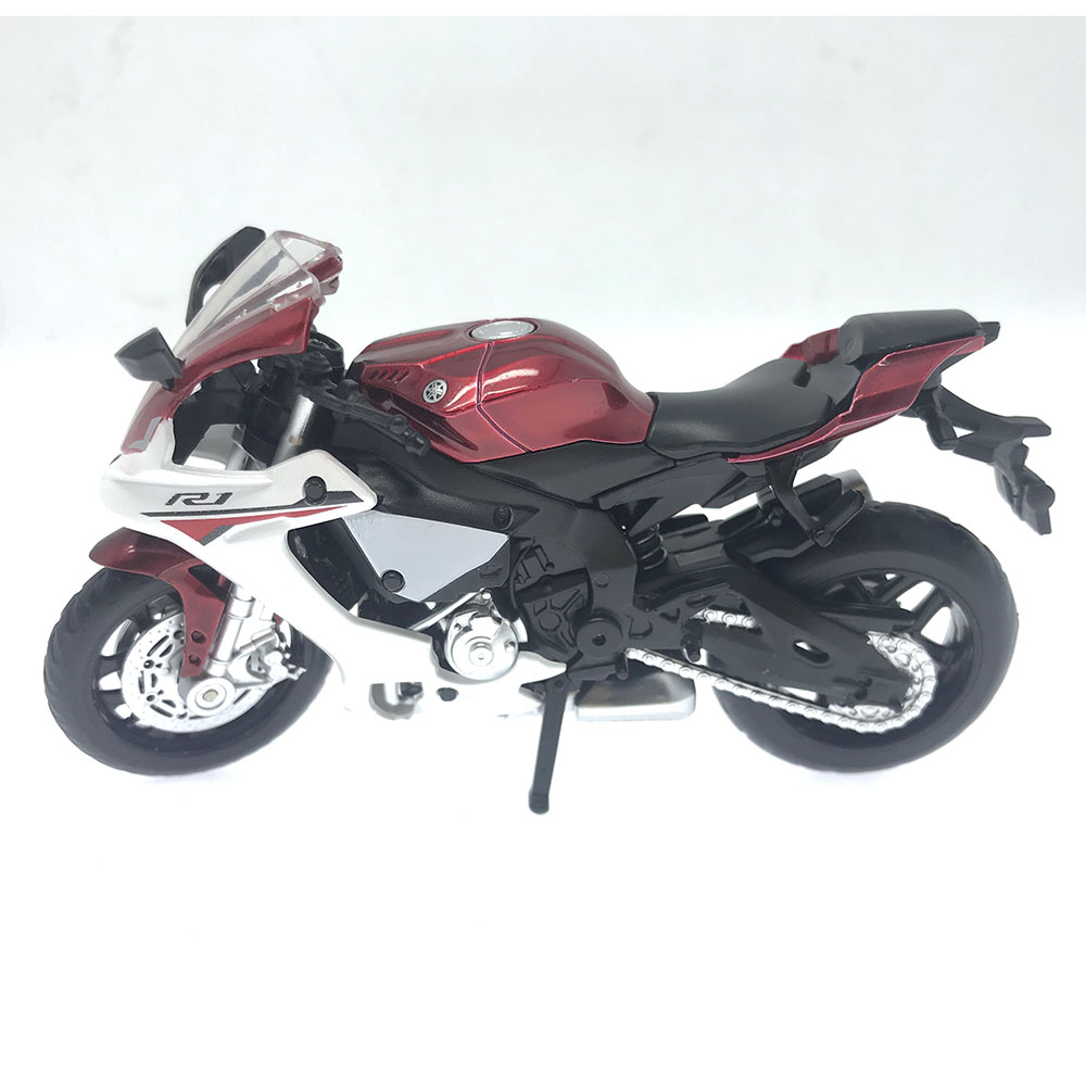 Msz - 1/18 Yamaha Yzf-R1 Bike Die-Cast Replica - Red