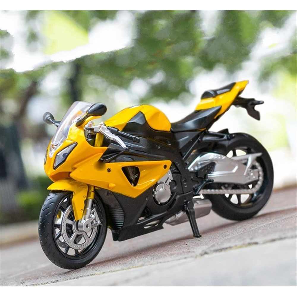 Msz - 1/12 BMW S1000Rr Bike Die-Cast Replica - Yellow