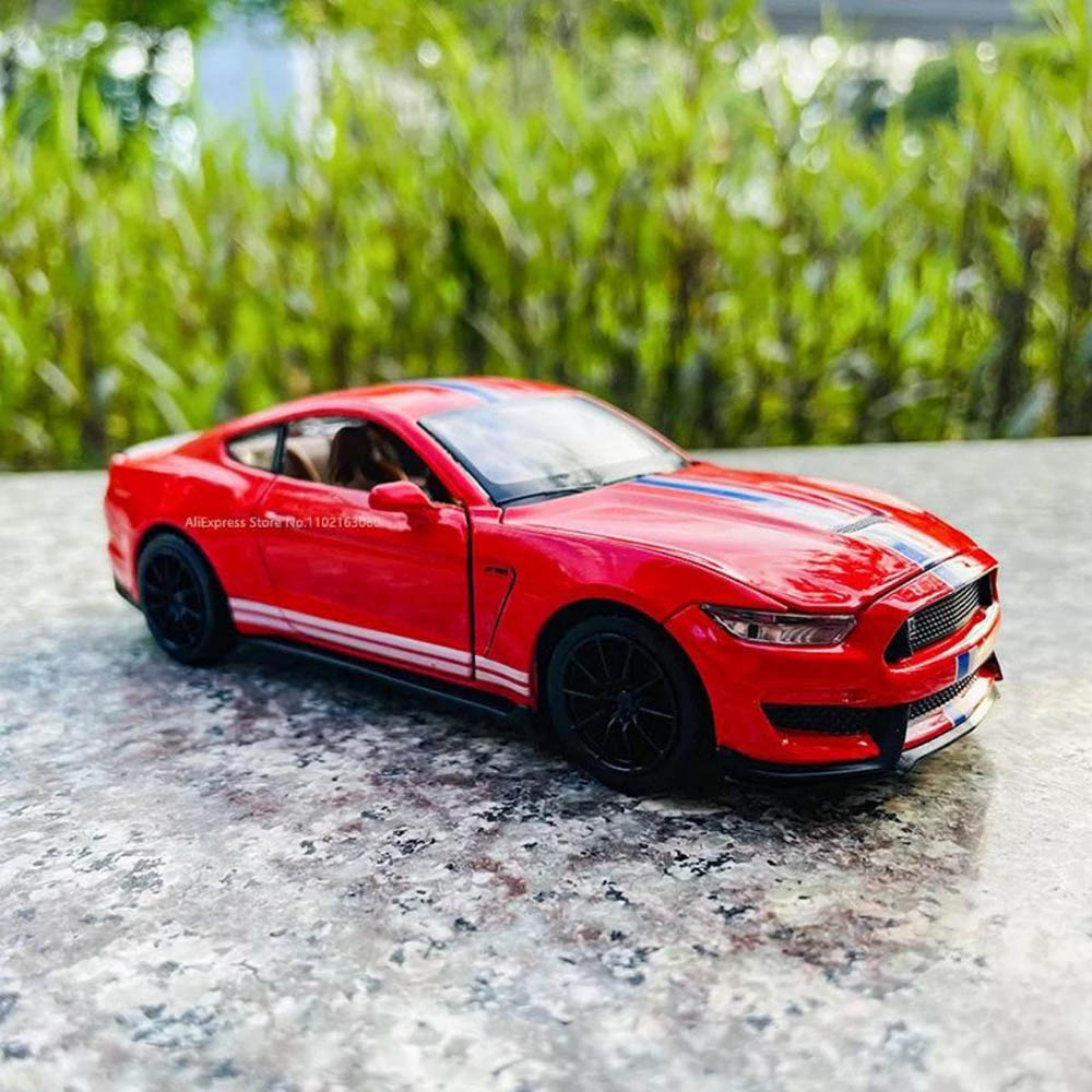 Msz - 1/32 Ford Shelby Gt350 Car Die-Cast Replica - Red