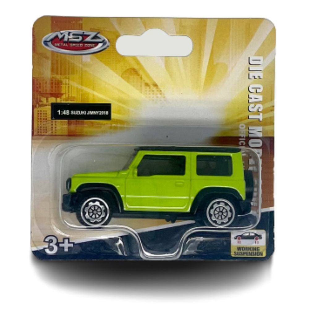 Msz - 1/48 Suzuki Jimny Jeep Die-Cast Replica - Green