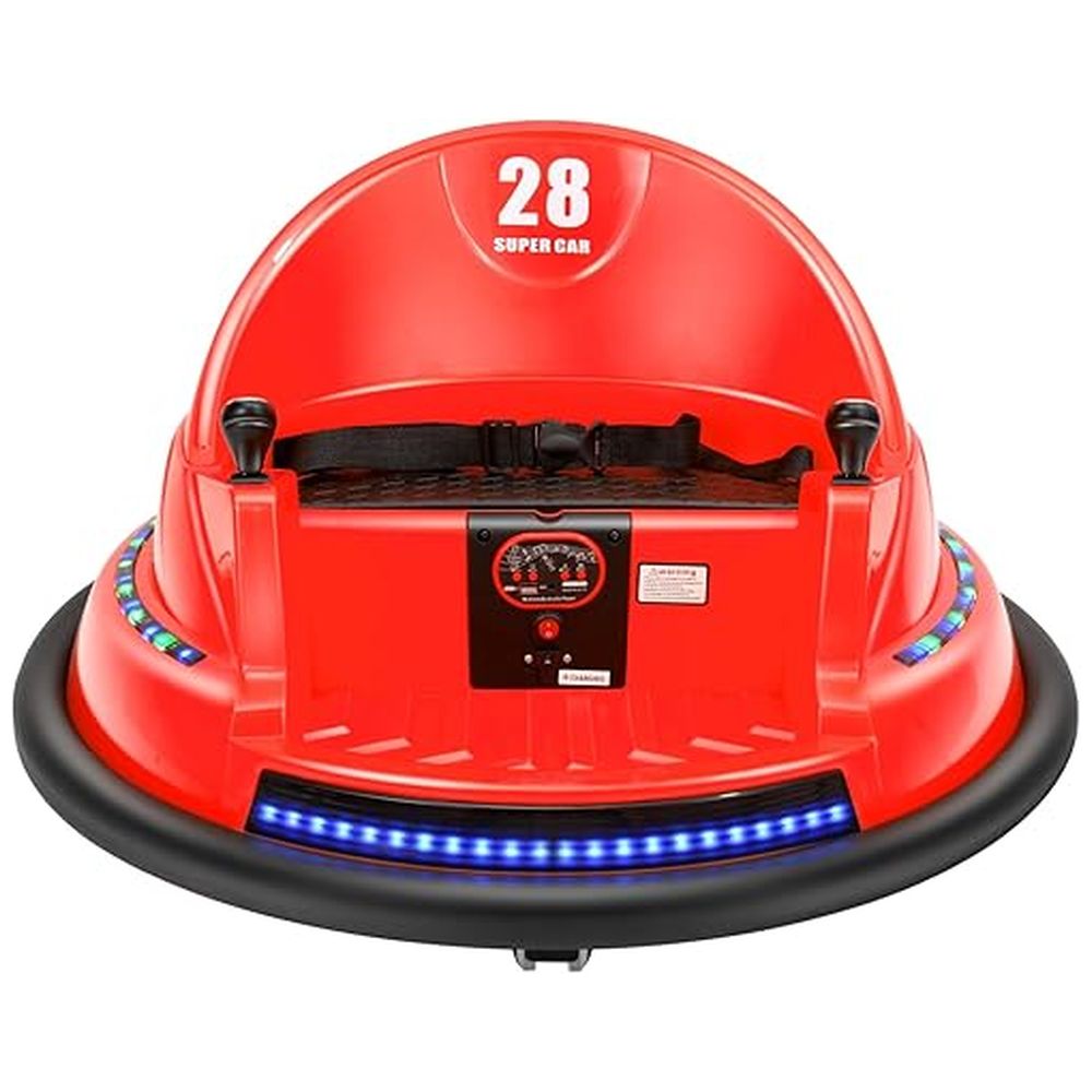 Megastar Ride On R C Electric 6V Drift Swingster Baby Car Red