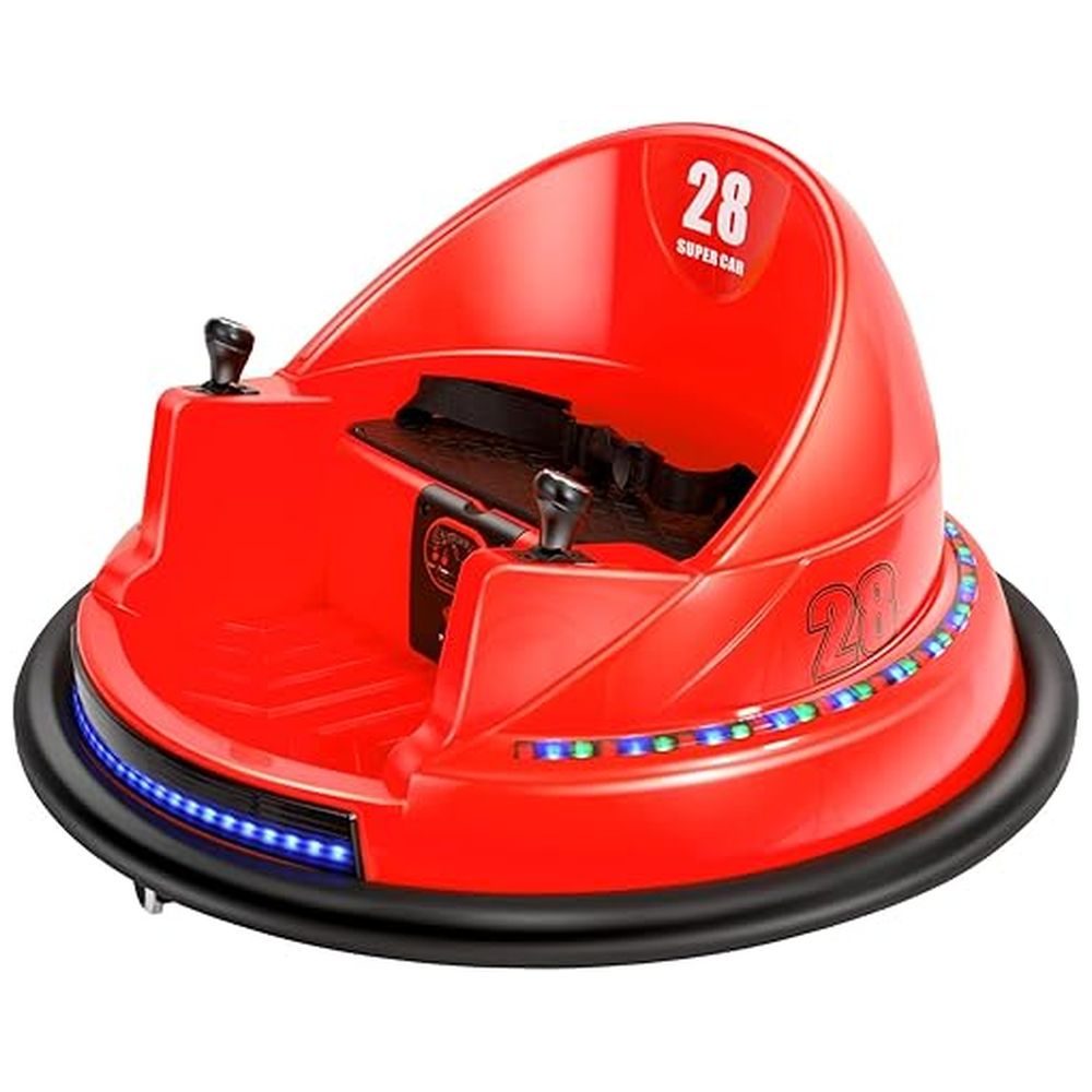 Megastar Ride On R C Electric 6V Drift Swingster Baby Car Red