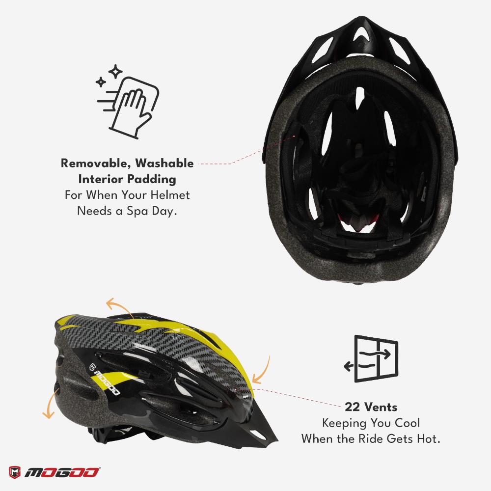 Mogoo - Sports Helmet Medium - Black - Medium