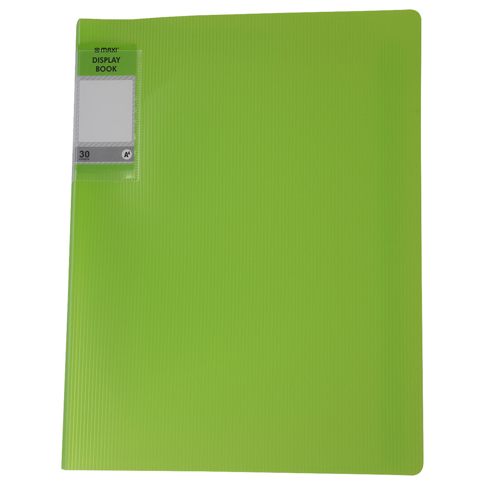 Maxi - Display Book With 30 Pockets - Green