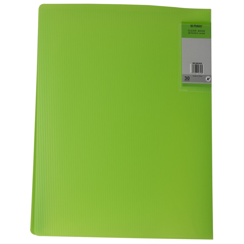 Maxi - Display Book With 30 Pockets - Green