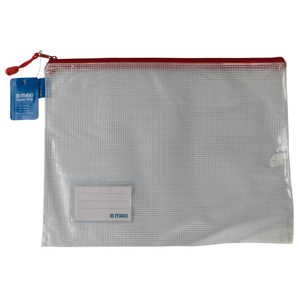 Maxi - A4 Single Zipper Bag - Style May Vary