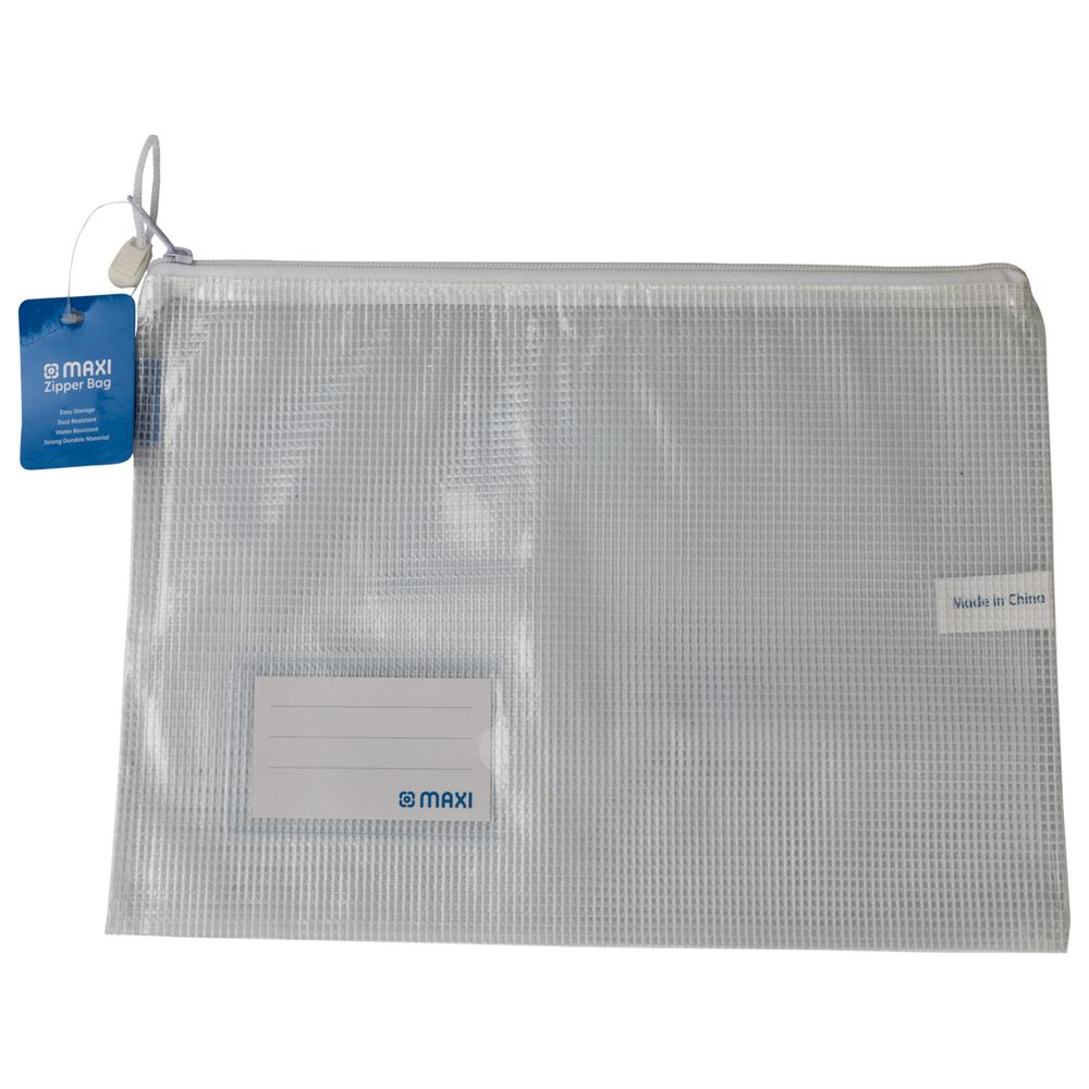 Maxi - A4 Single Zipper Bag - Style May Vary