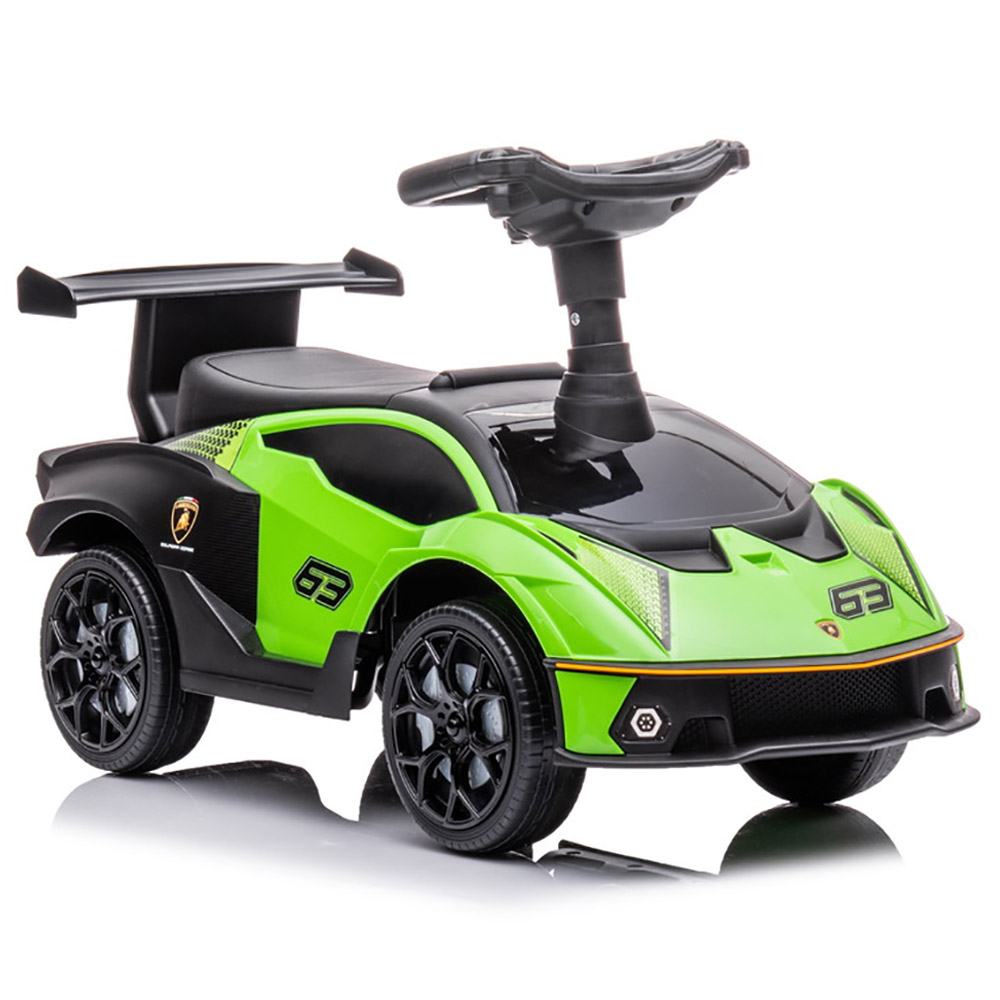 Myts - 2-In-1 Lamborghini Kids Push Along Ride On - Green