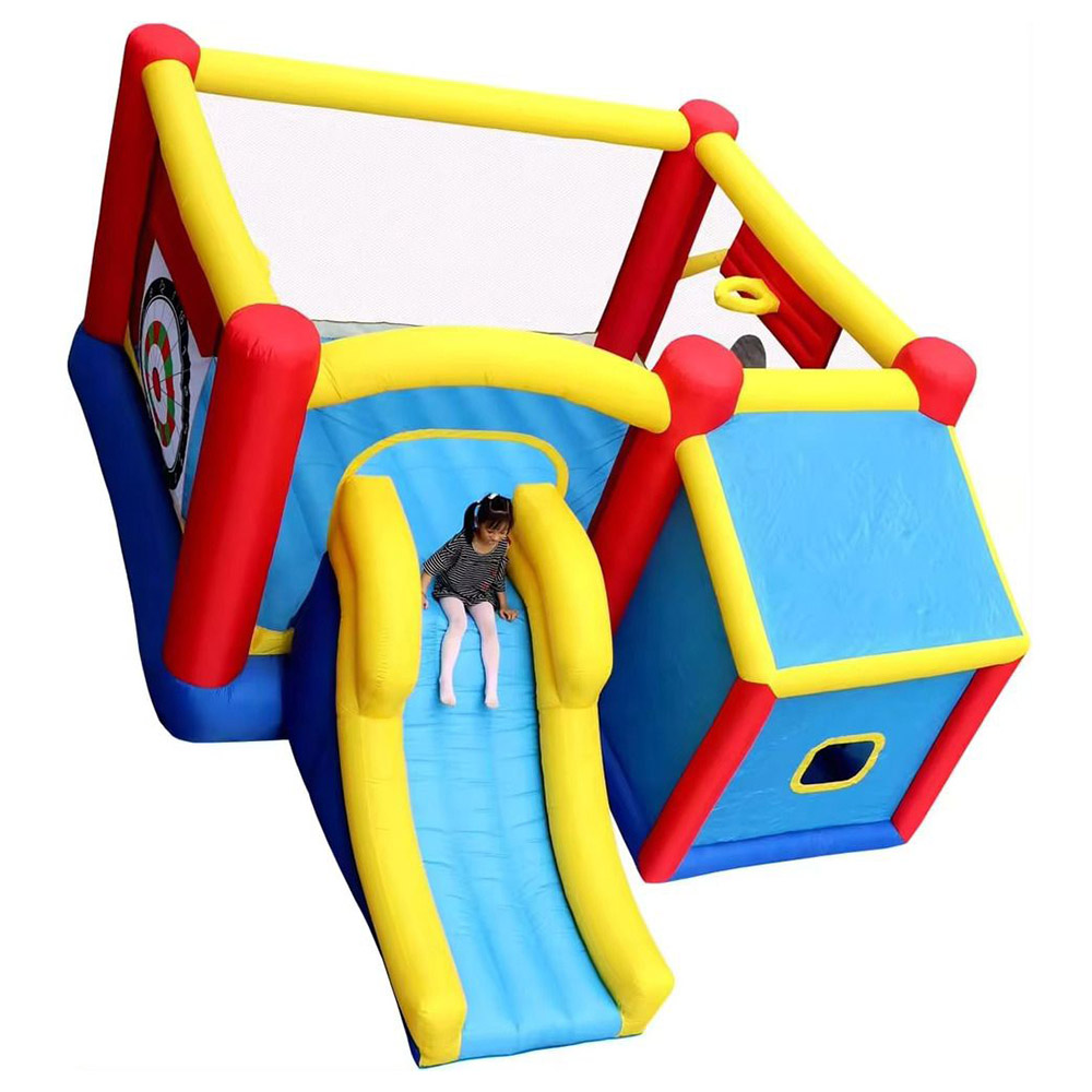 Myts - Ultimate Fun Inflatable Playhouse With Slide And Bounce