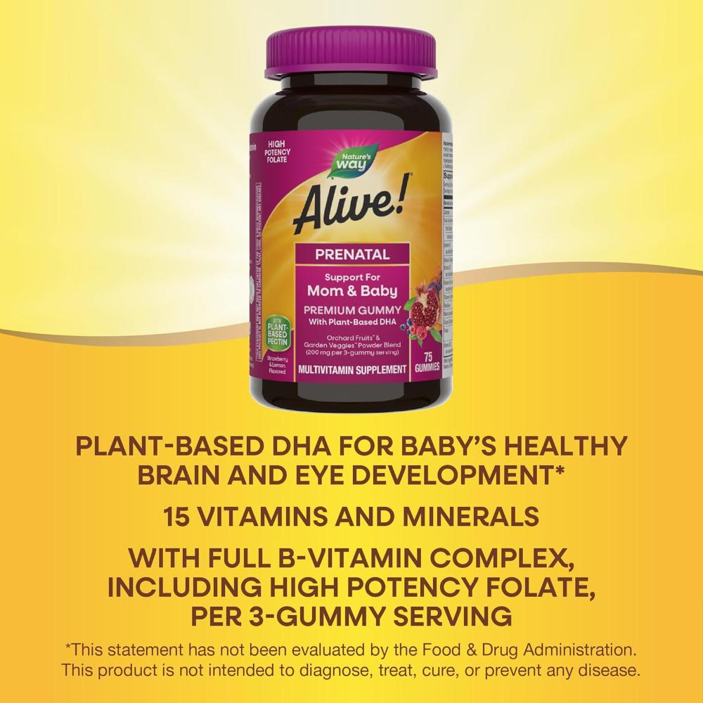 Nature's Way - Alive Prenatal Gummy - 75 Gummies