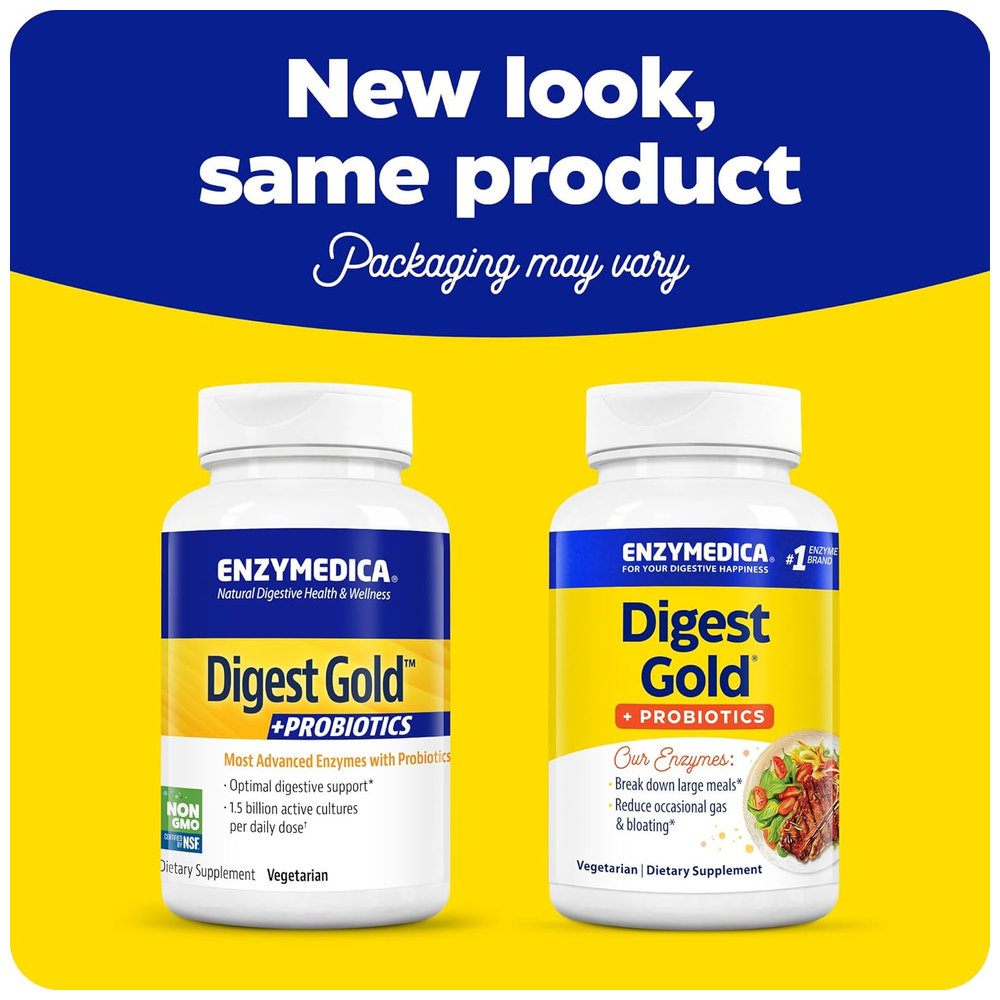 Enzymedica - Digest Gold + Probiotics 45 Capsules