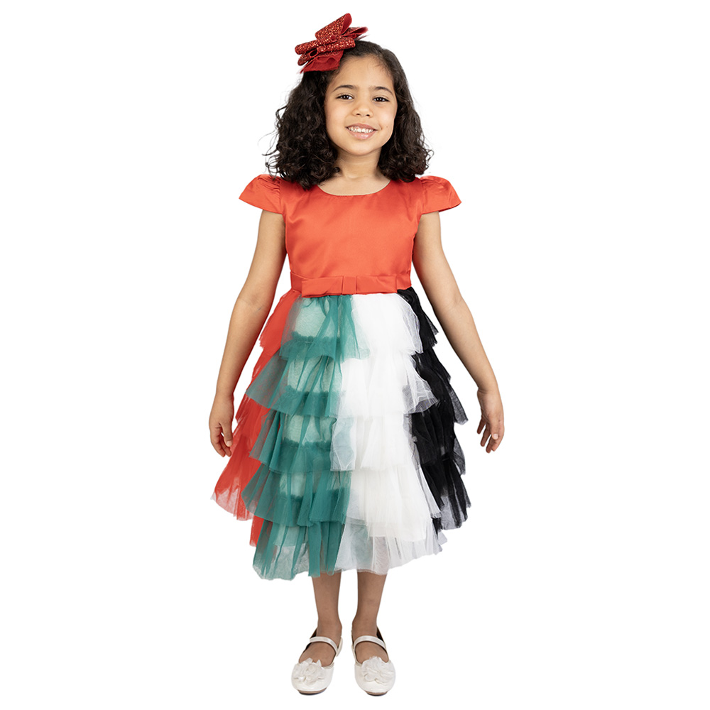 D' Daniela Uae Flag Noura Collection Dress