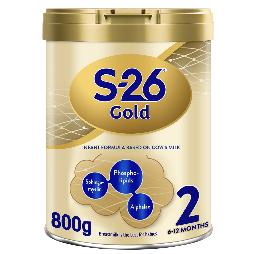 S26 - GOLD Stage 2, 6-12M Formula for Babies 800g