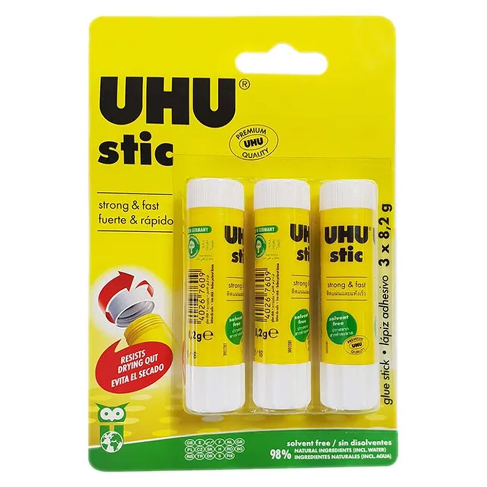 UHU - Glue Stick 3x8.2g