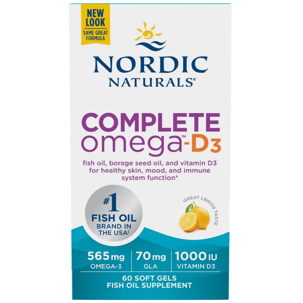 Nordic Naturals - Complete Omega-D3 - 60 Softgels