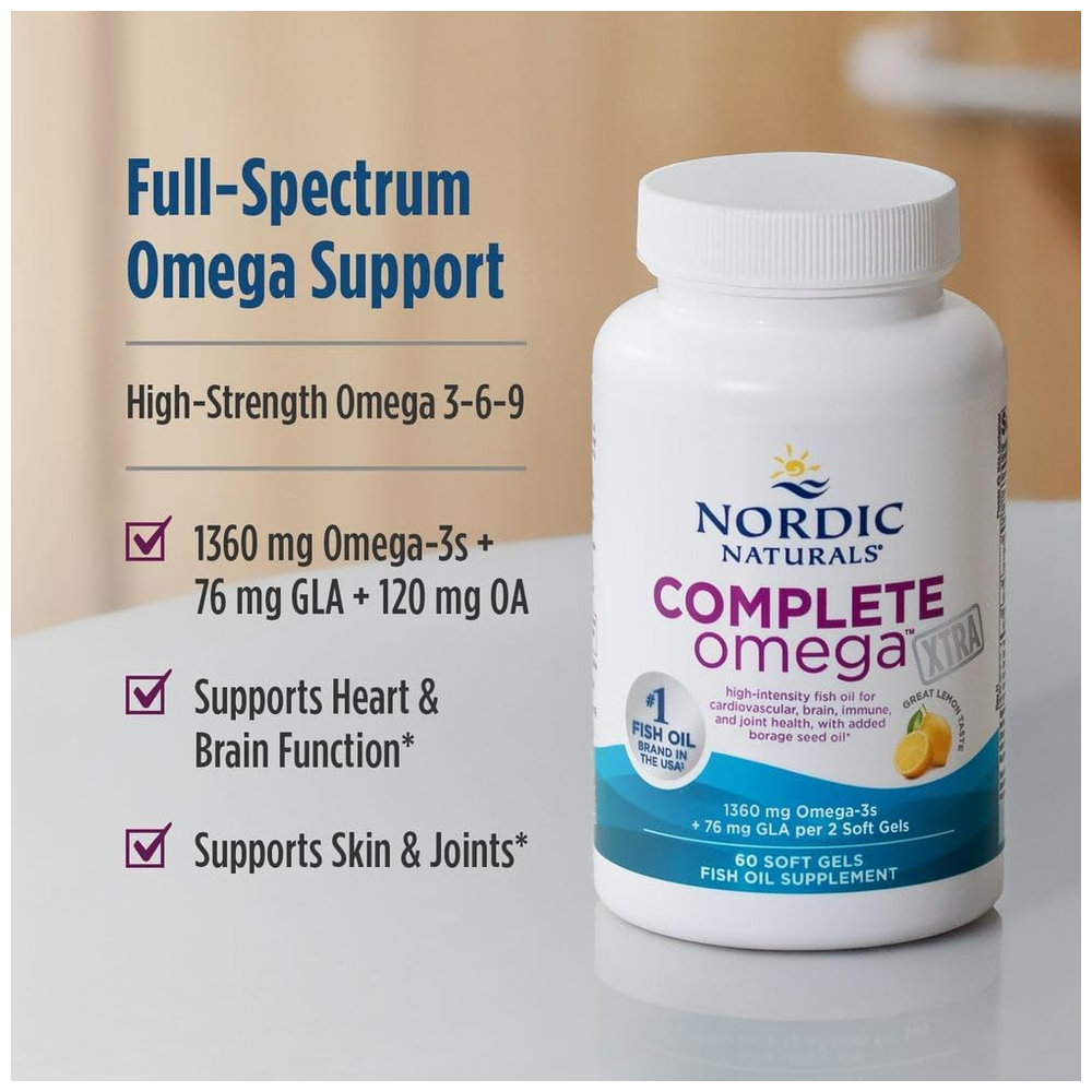 Nordic Naturals - Complete Omega Xtra - 60 Softgels