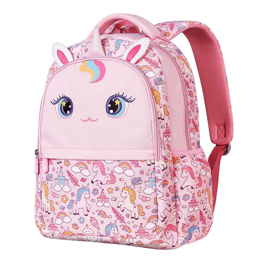 Nohoo - Unicorn School Backpack - Pink - 16-Inch/41cm