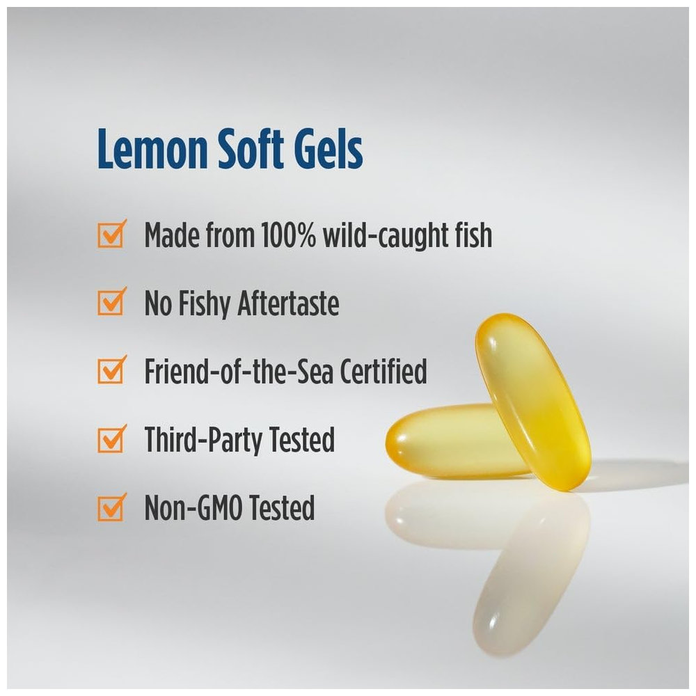 Nordic Naturals - Omega-3D Lemon 60 Softgels
