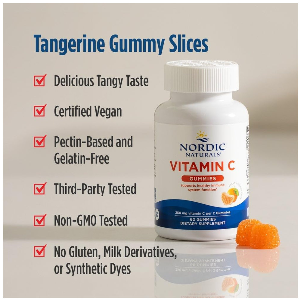 Nordic Naturals - Vitamin C Gummies 60 Gummies
