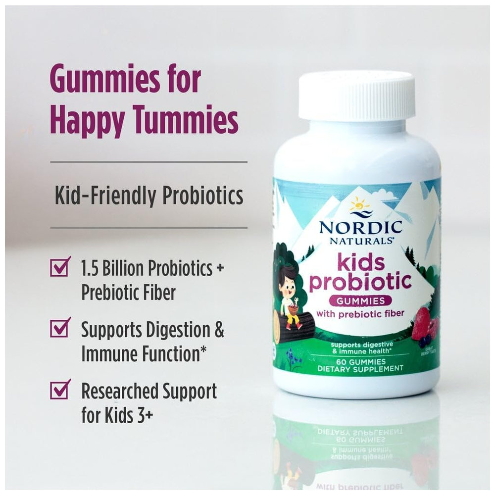 Nordic Naturals - Probiotic Gummies For Kids 60 Softgels