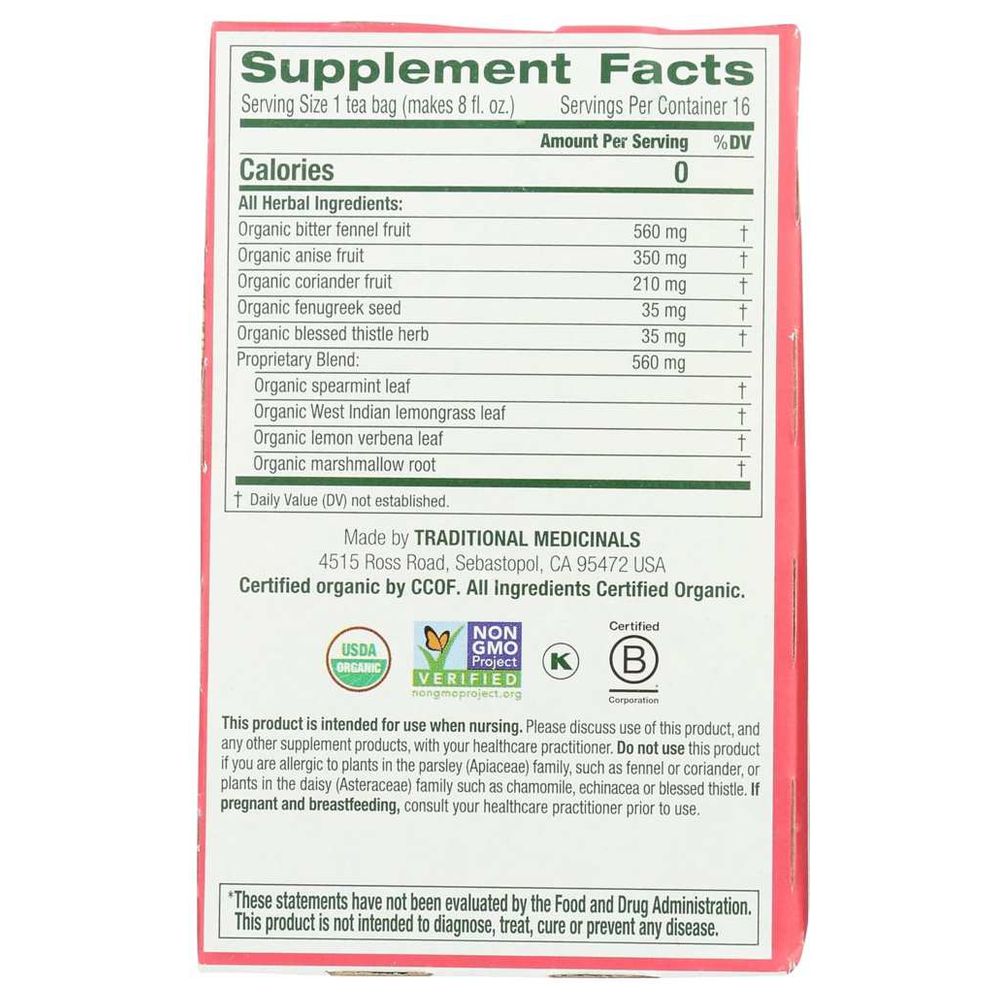Traditional Medicinals - Mothers Milk 16 Teabags