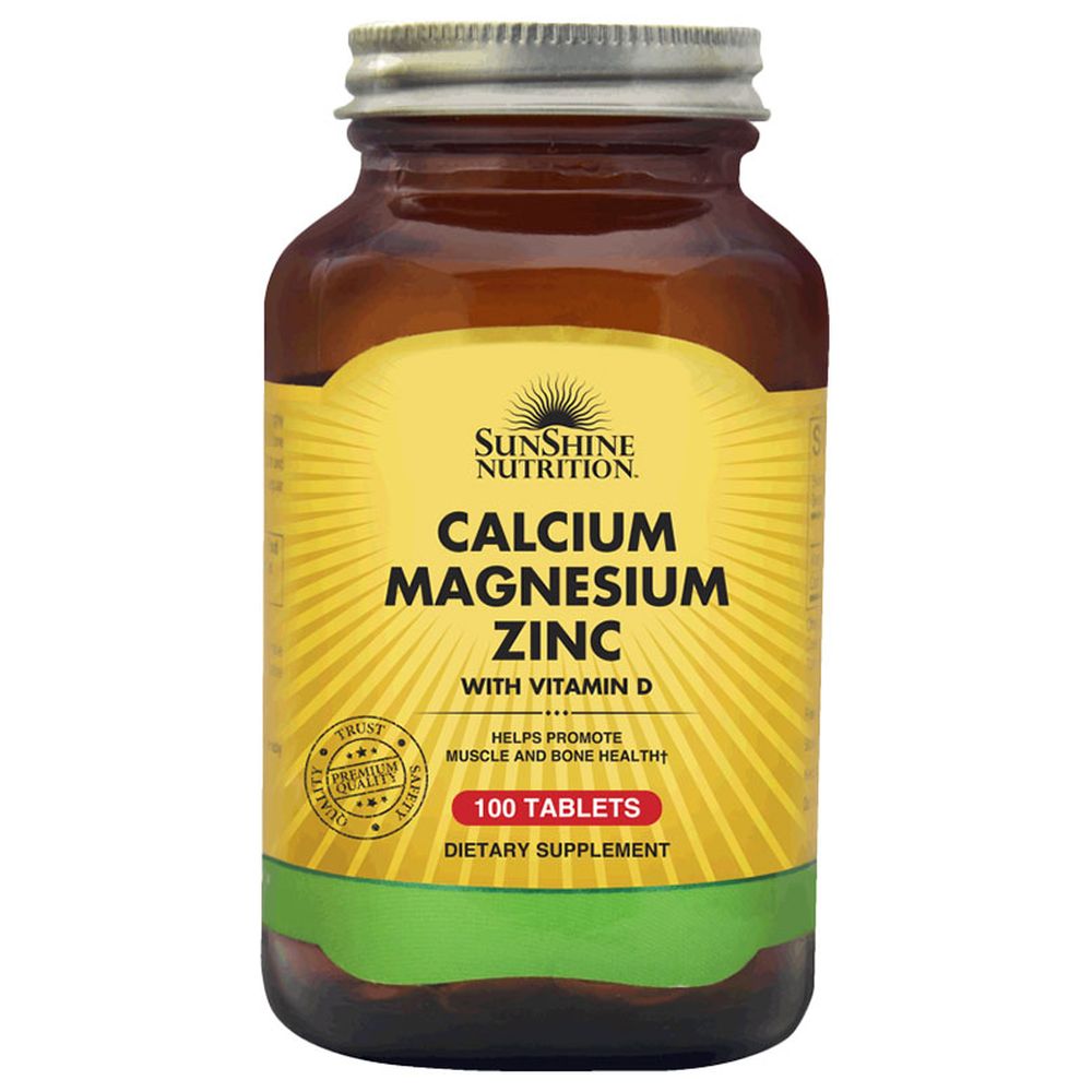 Sunshine Nutrition - Calcium Magnesium - 100 Tablets
