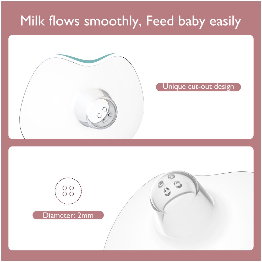 Momcozy - Silicone Contact Nipple Shield With Carry Case - 24 mm