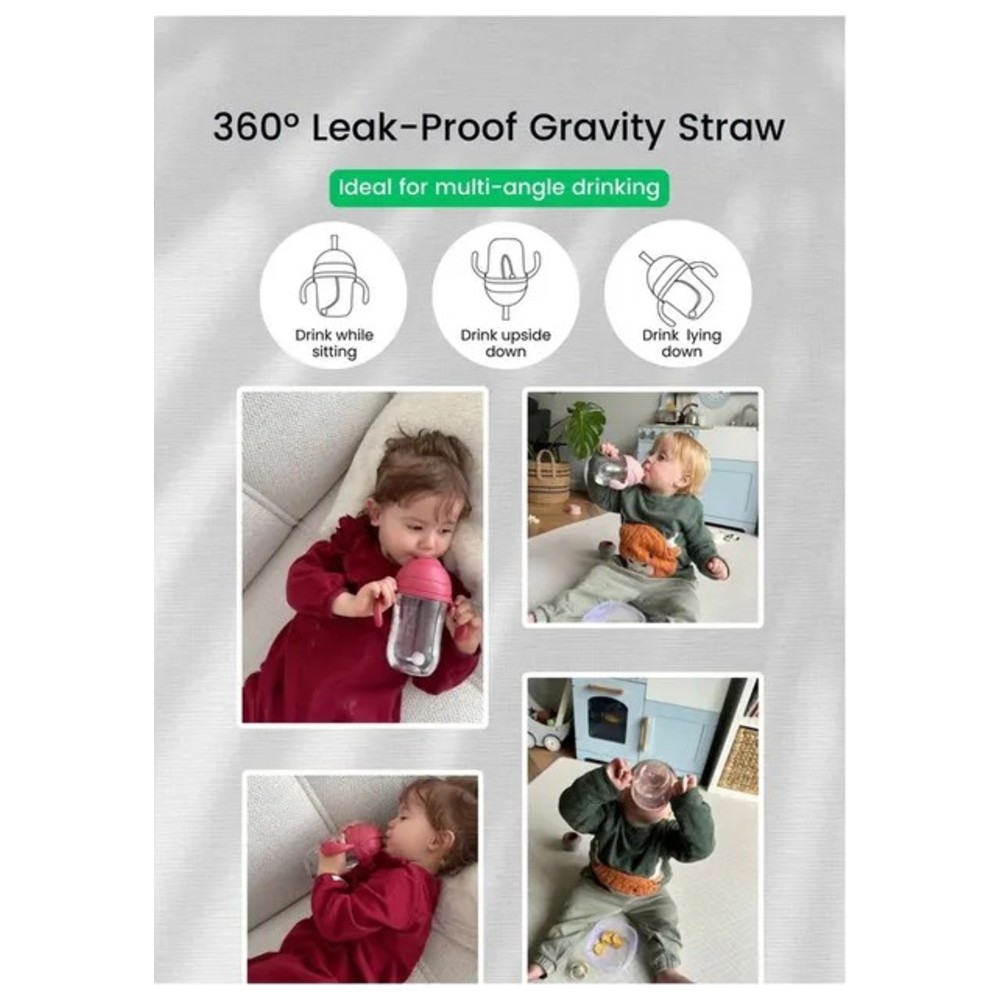 Anvi Baby - Non-Spill Trainer Straw Cup - 330 ml