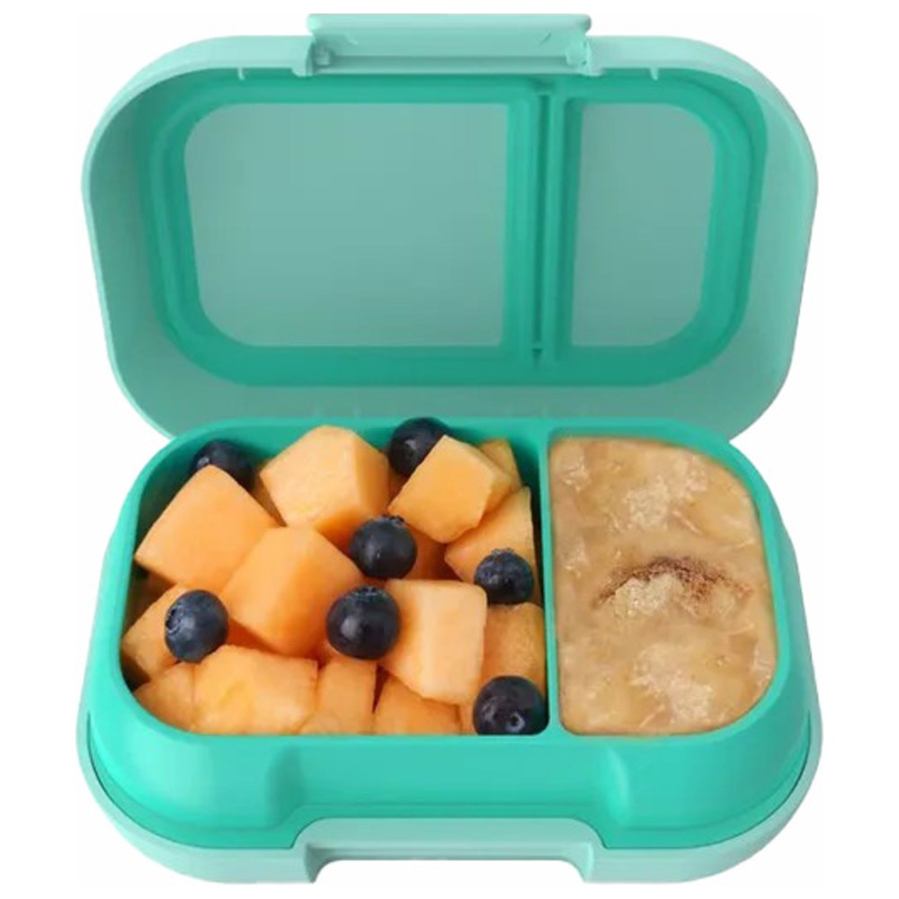 Bentgo - 2-Compartment Kids Snack Leak-Proof Container - Aqua