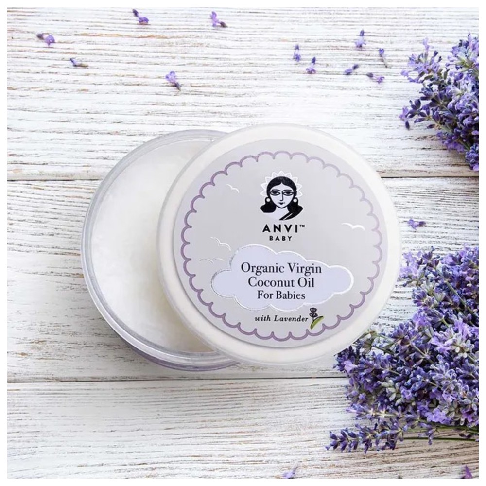 Anvi Baby - Organic Baby Virgin Coconut Oil With Lavender - 400 ml