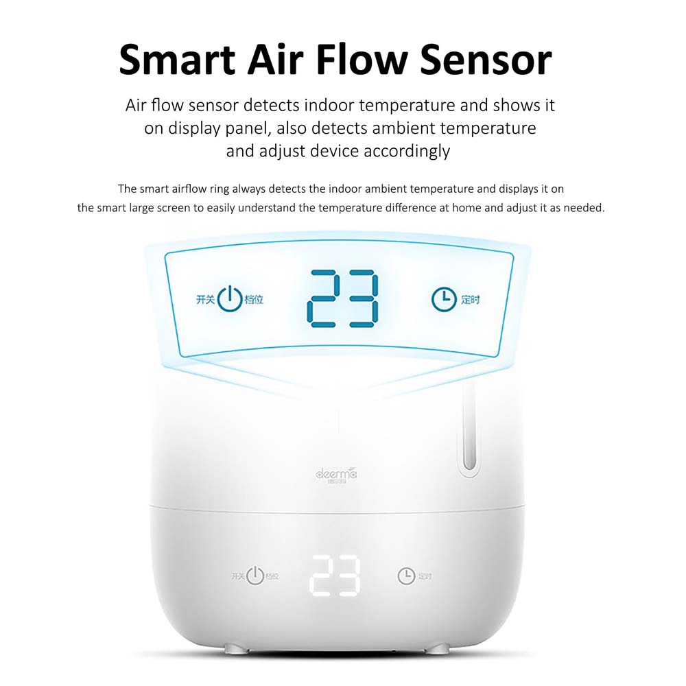Deerma Aromatherapy Oil Diffuser Ultrasonic Humidifier 5L White