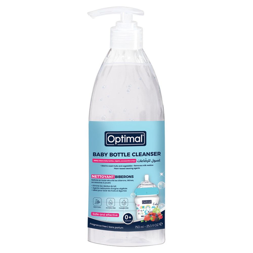 Optimal - Gentle Baby Bottle Cleanser And Detergent - 750 ml